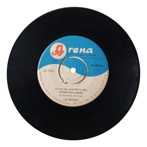 Vinilo Single - Los Rockets - Salvaje Y Tierno ( C154 (Usado)