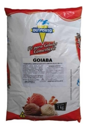 Base Pó Saborizante Goiaba 1 Kg Sorvete Picolé