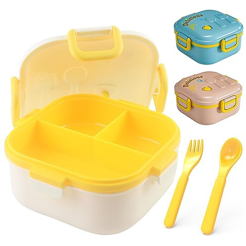 Hewooh 850ml Almuerzo De Caja De Bento Reutilizable 2xwrn