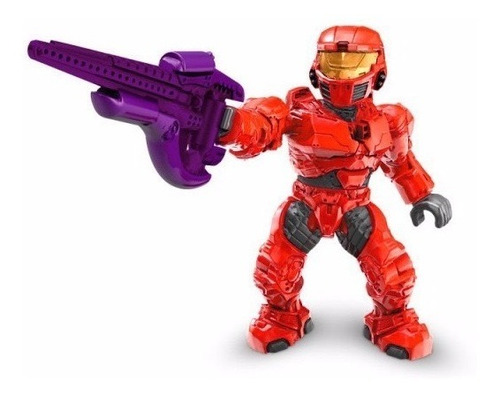 Halo Mega Bloks Figures Serie 2 Spartan Mark V Rojo