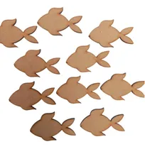 Comprar 120 Peces Pez 5cm Fibrofacil Mdf 3mm Decoración 