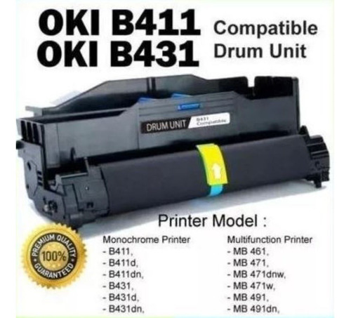 Drum Oki B431 Alternativo Envio Gratis