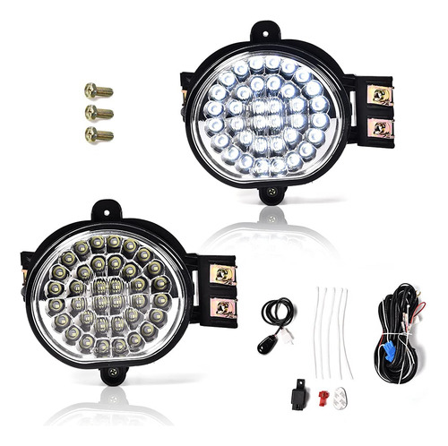 Cnnell Luz Antiniebla Led Para Dodge Ram Fit Superbrillante