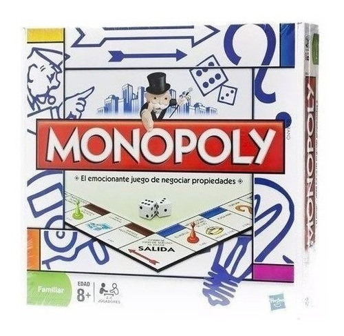 Juego De Mesa Monopoly Popular Familiar Hasbro 840