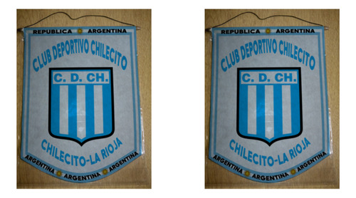 Banderin Chico 13cm Club Deportivo Chilecito La Rioja