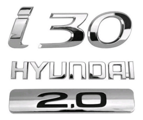 Emblema Letreiro Hyundai I30 2.0 Porta Mala 2009 Acima Todos