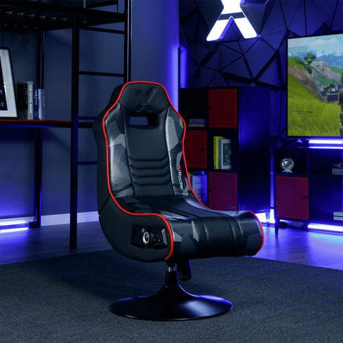 Silla Gamer De Pedestal Xrocker 2.1cálida 100%americana 