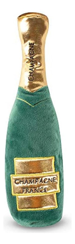 Fringe Studio Dog Toy, Champagne Bottle Plush Pet Toy (28930