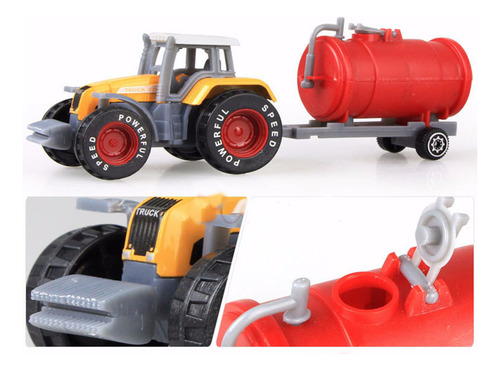 B Farm Trailer Toys, 4 Cabezas De Tractor, Tractor De Juguet