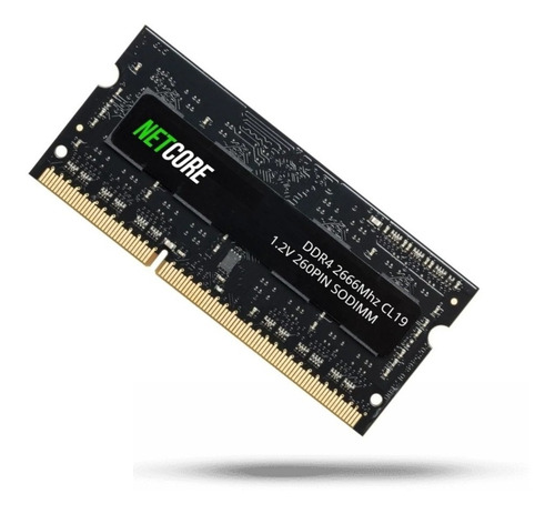 Imagem 2 de 3 de Memória 4gb Ddr4 2666mhz Para Notebook, Netcore