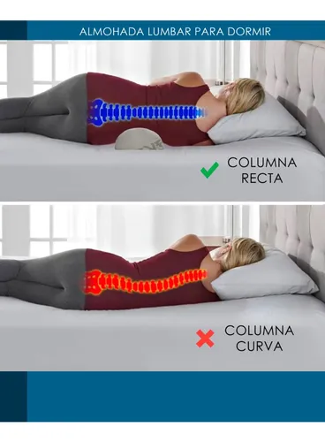 dolor lumbar almohada espalda cama