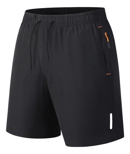 Short Cómodo Suelto Con Bolsas Ejercicio Correr Gym Hombre