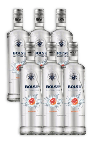 Vodka Bols Pomelo Triple Destilado X6u 750ml