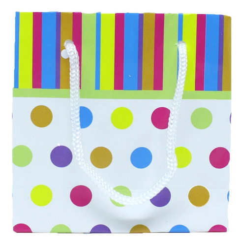 50 Sacolinhas Para Presentes E Bijuterias- Poá - 10 X 10 Cm