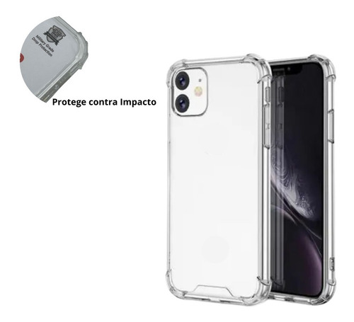 Imagem 3 de 4 de Capa Capinha Silicone Compatível iPhone 11 Pro Antiimpacto