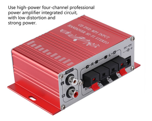 Mini Amplificador De Automóvil Digital Auto Hifi Audio