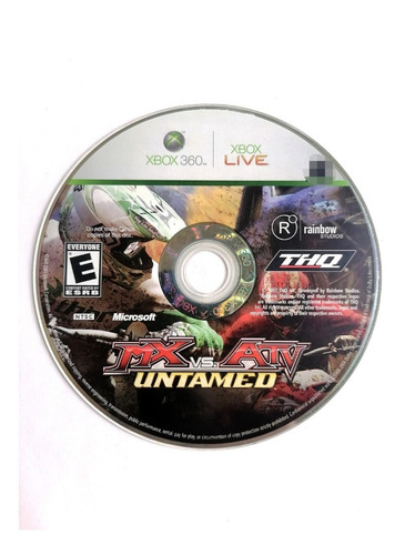 Mx Vs Atv Untamed Xbox 360 (Reacondicionado)