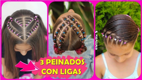 peinados con cauchitos para niñasBúsqueda de TikTok