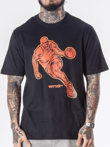 Camiseta Mas M/c Wunder Basquete 100% Algodão Fitness