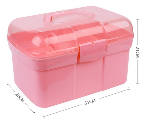 Caja De Almacenamiento Portátil Organizador Multiusos Para