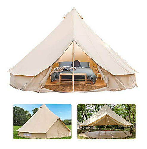 Tienda De Campaña Estilo Indio Compatible Con Bell Tent.