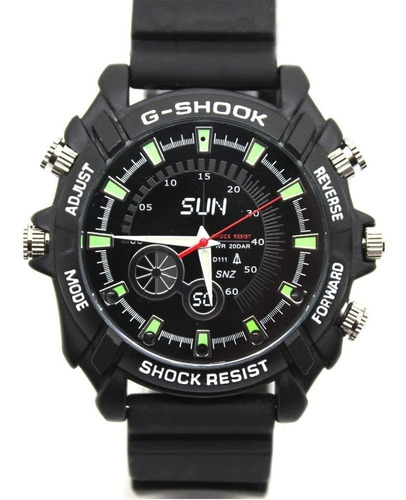 Imagen 4 de 9 de Camara Espia Oculta Camuflada Reloj Seguridad 1080p Hd 16gb