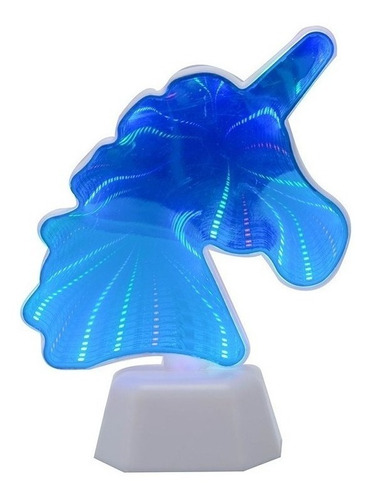 Velador Lámpara De Luz Neon Led 3d Unicornio