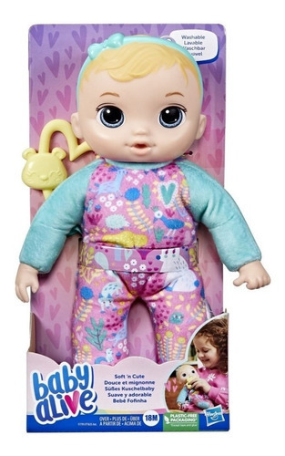 Baby Alive Muñeca Suave Y Adorable Rubia Hasbro Original