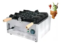 Comprar Wafflera Pez Pastelería CL wafflera dobles Industrial 220V Color Plateado