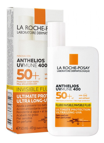 La Roche-posay Anthelios Fluido Sin Color Fps 50+ X50ml