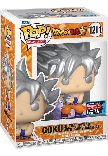 Funko Pop Dbs - Goku Ultra Instinct W/ Kamehameha #1211