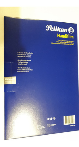 Papel Carbonico Handifilm Pelikan Caja X 50 Azul Mano Oficin