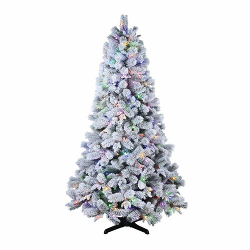 Árbol De Navidad  Nevado Giratorio Con 350 Luces Led | Meses sin  intereses