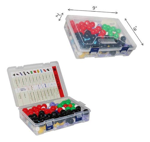 Kit Linktor Modelo Molecular 444 Piezas Estudiantes
