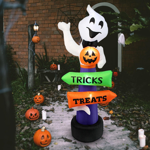 Decoración Inflable De De Halloween, Calabaza Soplada,