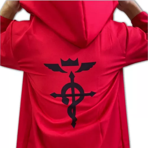 Manto Capa de Edward Elric  Anime Fullmetal Alchemist Cosplay Moda