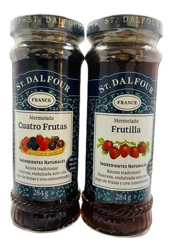 Mermelada St Dalfour 100% Fruta Pack X2 Sabor A Elección