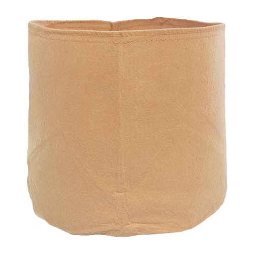 Maceta De Tela Redonda Beige Tan Pot 38l - 10 Galones