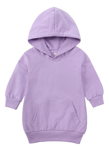 J Vestido Infantil Para Niñas, Sudaderas De Color, Manga Lar