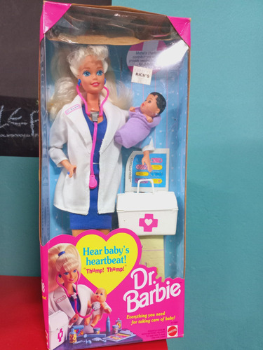 Barbie Dr. Barbie Pediatra Medica Bebes 1993 Antiga 80 90