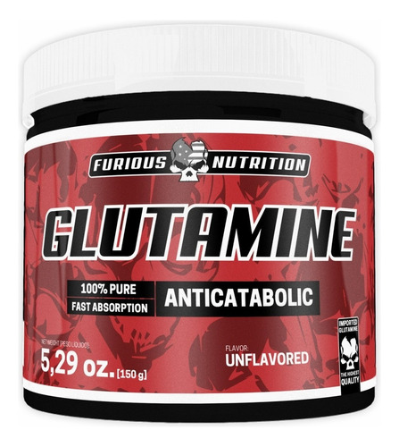 Suplemento Em Cápsulas Furious Nutrition  Aminoácido Vitamina Mineral Suplemento Suplementação Definição Recuperação Muscular Imuno Suplemento Suplementação Definição Sabor  Natural Em Pote De 150g