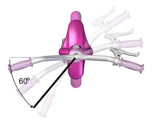 Imagem 5 de 6 de Bicicleta Infantil Nathor Violet Aro 12 Menina Rosa Lilás