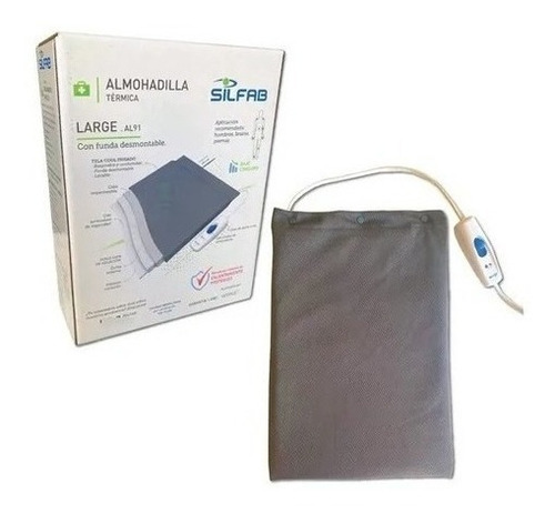 Almohadilla Eléctrica Silfab Espalda Large 41 X 28 Cm - AL91