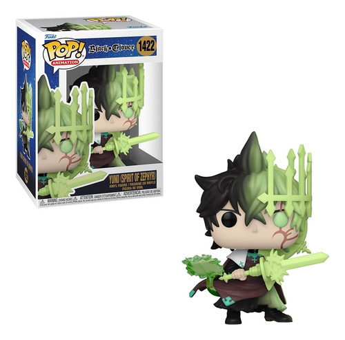 ¡Funko Pop! Black Clover S2 Yuno Spirit of Zephyr - 1422