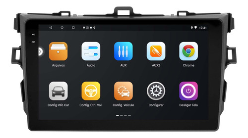 Central Multimidia Corolla 09 A 13 9p Android 14 2gb Gps Cam