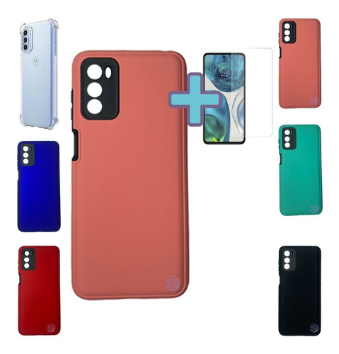 Funda Protector Case Moto Motorola G42 Mas Vidrio