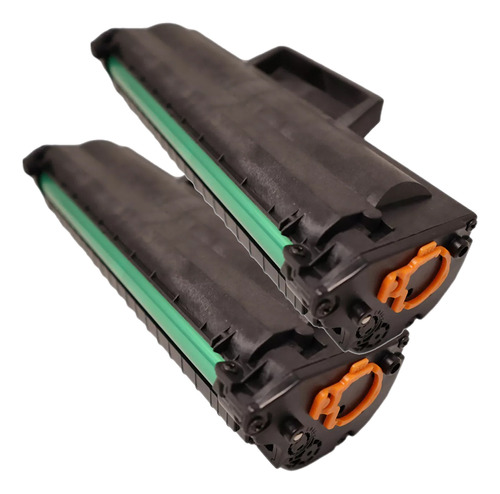 Kit X2 Toner Para Impresora Hp Laser 107a 107w 105a Rinde +