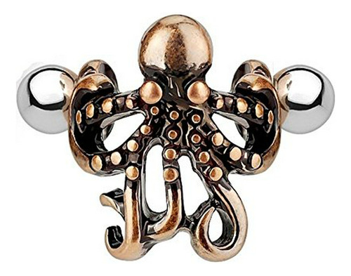 Covet Jewelry Octopus Ear Cartilage - Helix Cuff 316l Barras