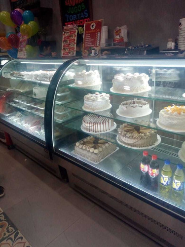 Vitrina Exhibidora Tortas Y Postres Acero Inoxidable