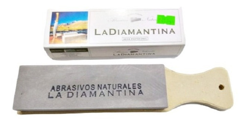 Piedra De Afilar Natural La Diamantina Con Base 16cm  X 5cm
